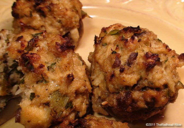 Healthy Crab Stuffed Mushrooms Without Bread Crumbs